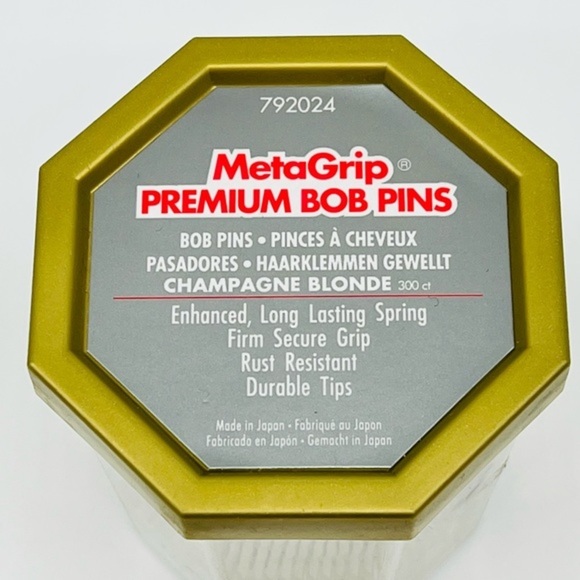 Metagrip Premium slip proof Bobby pins Champagne blonde - Picture 7 of 7